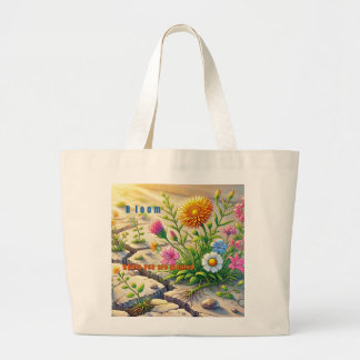 Bolsa Tote Grande Sangue Onde Você Está Plantado