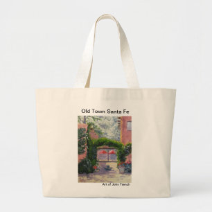 Bolsa Tote Grande Santa Fé, pintura a óleo do nanômetro pelo fran