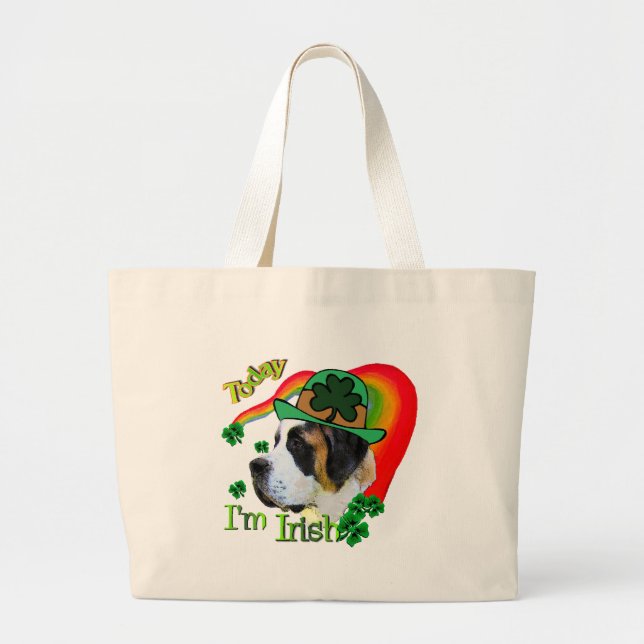Bolsa Tote Grande Santo Bernard St Patricks (Frente)