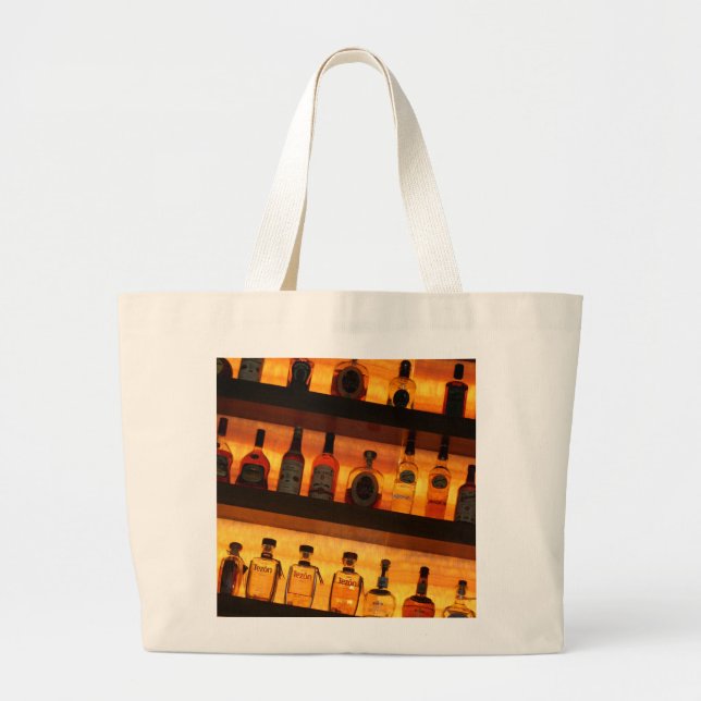 Bolsa Tote Grande São 5 horas em algum lugar (Frente)