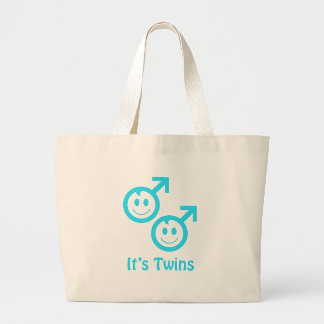 Bolsa Tote Grande São gêmeos. (Frente)