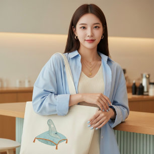 Bolsa Tote Grande Sapatinho de Vidro