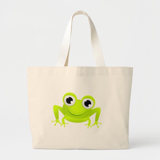 Bolsa Tote Grande Sapo do bebê (Frente)