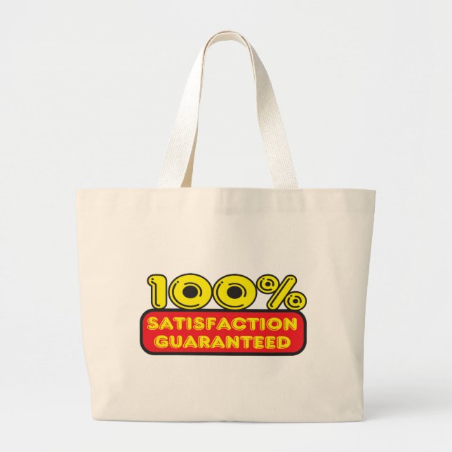 Bolsa Tote Grande satisfação garantida (Frente)