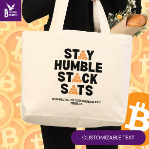 Bolsa Tote Grande SATS DE PILHA DE HUMBLE DE MANUTENÇÃO personalizad