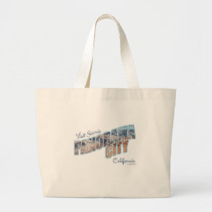 Bolsa Tote Grande Scense Panorama City Postcard Viagem Humor