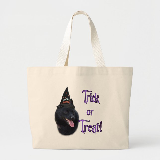 Bolsa Tote Grande Schipperke Trick (Frente)