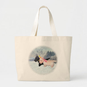 Bolsa Tote Grande Scottie Pups