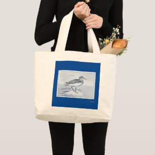 Bolsa Tote Grande Seagull Bird Beach Ocean Tropical Summer Monograma