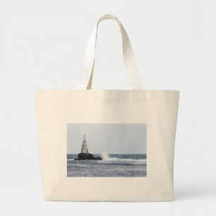 Bolsa Tote Grande Seascape com farol