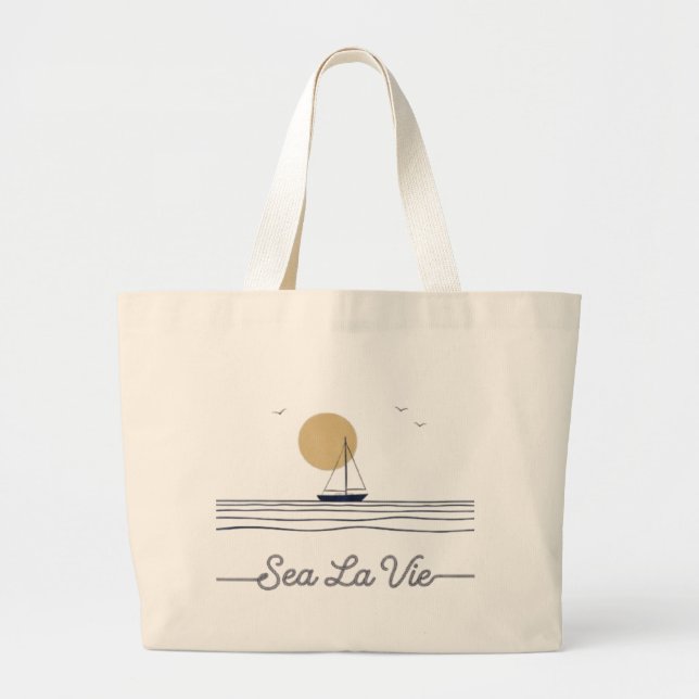 Bolsa Tote Grande Seja a Vida (Frente)