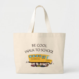 Bolsa Tote Grande seja caminhada legal ao saco de escola