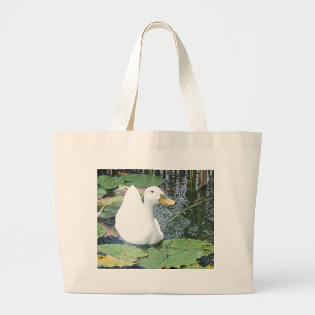 Bolsa Tote Grande Seja feliz Duque (Frente)