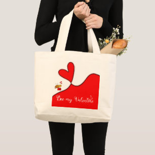 Bolsa Tote Grande Seja meu Namorados