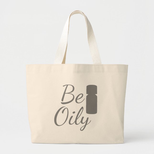 Bolsa Tote Grande Seja oleoso (Frente)
