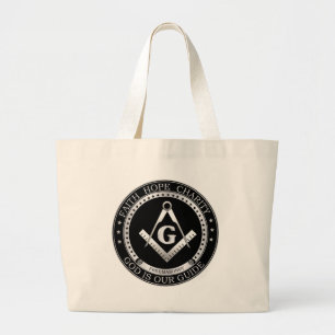 Bolsa Tote Grande Selo da maçonaria