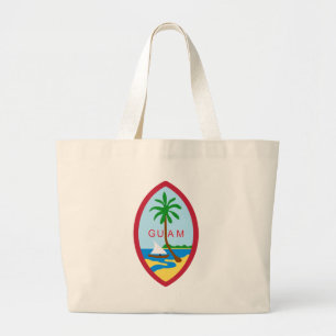 Bolsa Tote Grande Selo GU de Guam