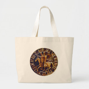 Bolsa Tote Grande Selo Medieval dos Cavaleiros Templários