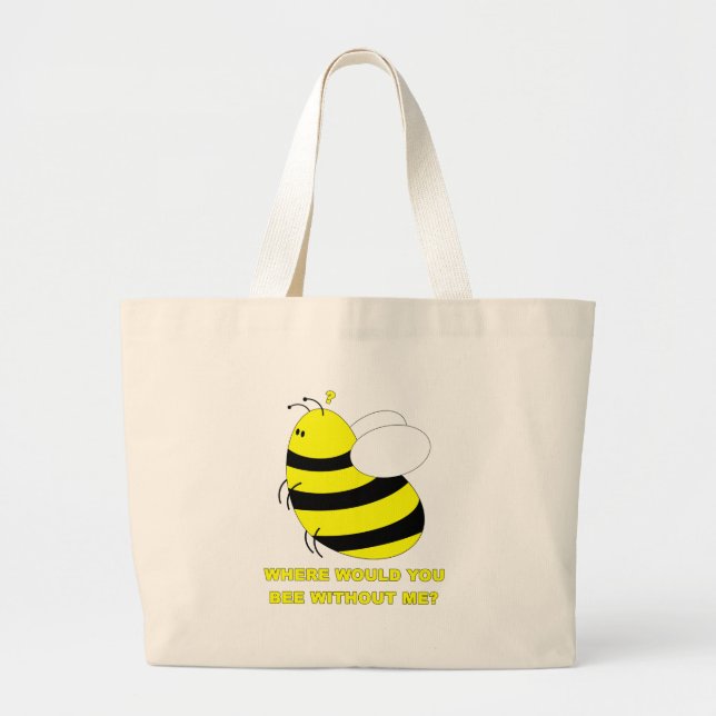 Bolsa Tote Grande Sem mim (Frente)