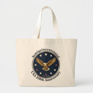 Bolsa Tote Grande Semiquincentennial USA 250th Anniversary Tote bags