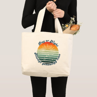 Bolsa Tote Grande Sempre Hora da Genealogia
