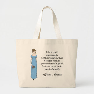 Bolsa Tote Grande Senhora de Jane Austen