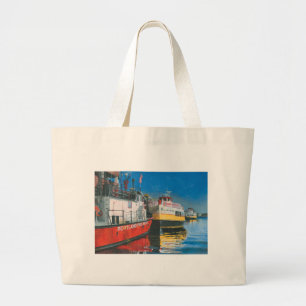 Bolsa Tote Grande Senhorita Barco de Bombeiros de Portland e Ferries
