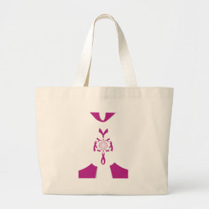Bolsa Tote Grande Sensibilização do Cancer da Mama Hakuna Matata Últ