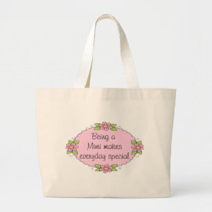 Bolsa Tote Grande Ser uma Mimi torna todos os dias Especiais