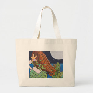 Bolsa Tote Grande Sereia da lua