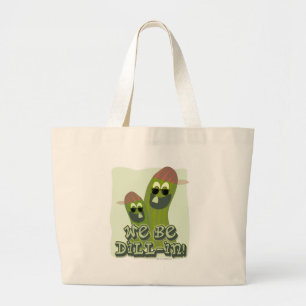 Bolsa Tote Grande Seremos Dill Hip Hop Pickle Pals Toon