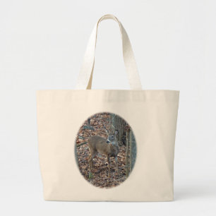Bolsa Tote Grande Série do fanfarrão do ponto dos cervos de