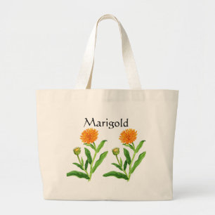 Bolsa Tote Grande Série Herb Garden - Marigold
