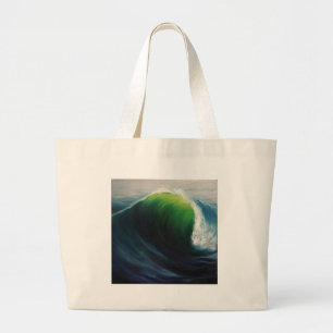 Bolsa Tote Grande Série profunda ideal da onda