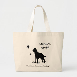Bolsa Tote Grande Seus cães personalizaram a sacola