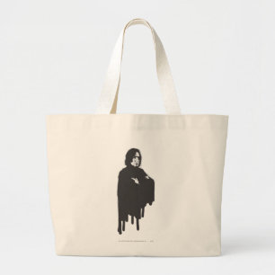 Bolsa Tote Grande Severus Snape Arms Cruzados B-W