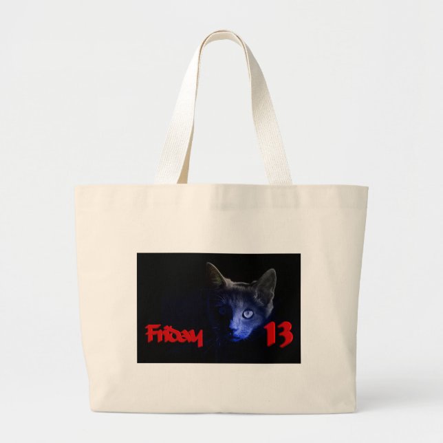 Bolsa Tote Grande sexta-feira, 13 (Frente)