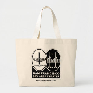 Bolsa Tote Grande SFBA CORSA Canvas Toag personalizável