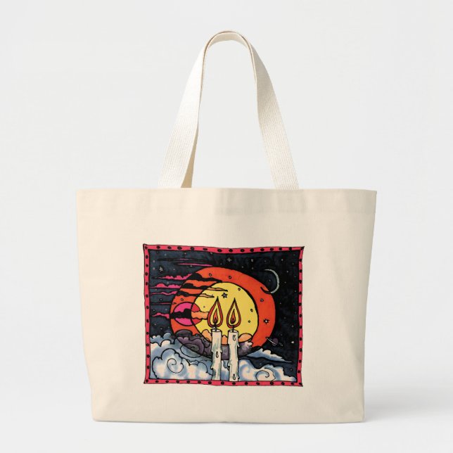 Bolsa Tote Grande Shabbat (Frente)