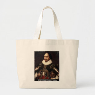Bolsa Tote Grande Shakespeare "Boa Noite, Partida" Ofertas de Citaçã
