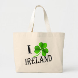Bolsa Tote Grande Shamrock Ireland bk jtcnt