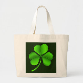 Bolsa Tote Grande Shamrock Verde no Tcnt Verde Escuro