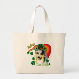 Bolsa Tote Grande Shetland Sheepdog St Patricks