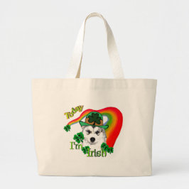 Bolsa Tote Grande Siberian Husky Rua Patrick