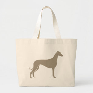 Bolsa Tote Grande Silhueta clássica do galgo