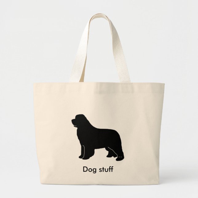Bolsa Tote Grande silhueta de Terra Nova (Frente)