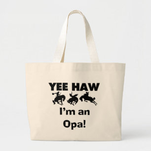 Bolsa Tote Grande Sim Haw, sou uma t-shirts e presentes