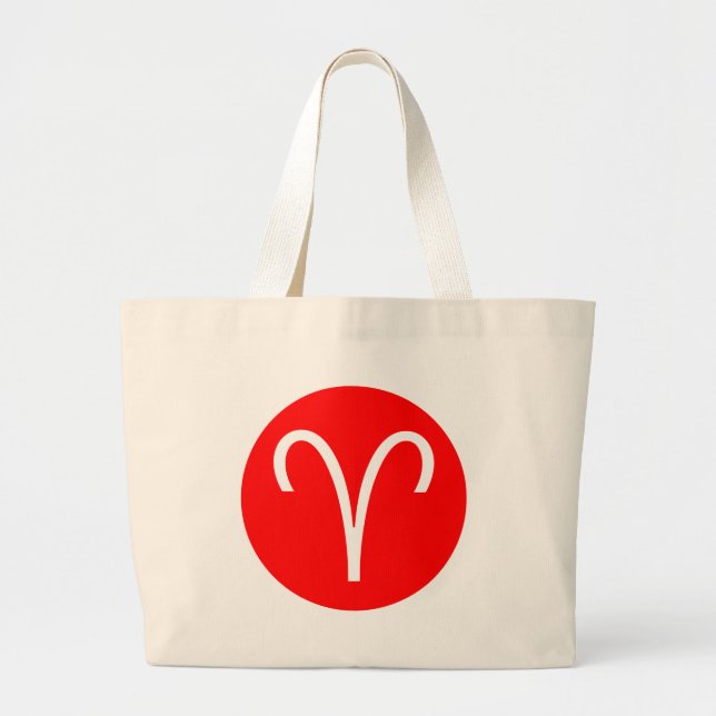 Bolsa Tote Grande Símbolo Aries (Frente)