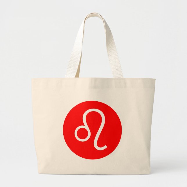 Bolsa Tote Grande Símbolo Leo (Frente)