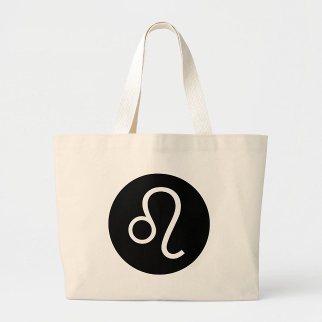 Bolsa Tote Grande Símbolo Leo (Frente)
